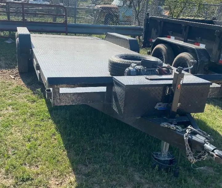 car hauler trailer with winch rentable from grandpaws tool shed