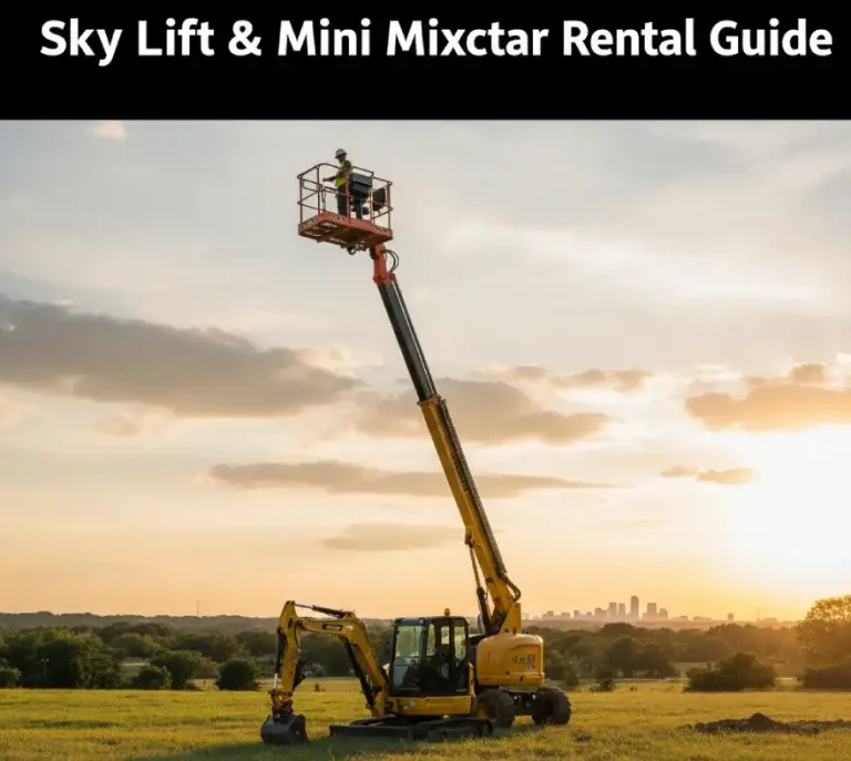 Sky Lift & Mini Excavator Rental Guide