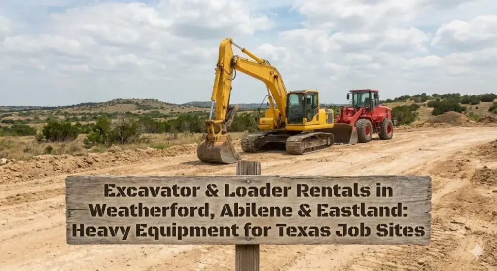 excavator rental weatherford, loader rental weatherford, excavator rental abilene texas, skid steer equipment texas, contractor equipment rental texas, equipment rental abilene texas, excavator rental eastland texas