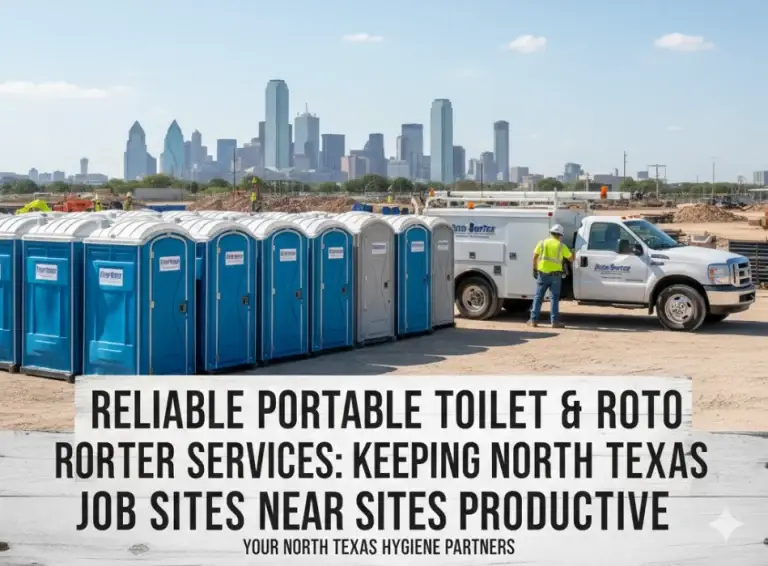 Reliable Portable Toilet & Roto Rooter Services: Keeping North Texas Job Sites Productive