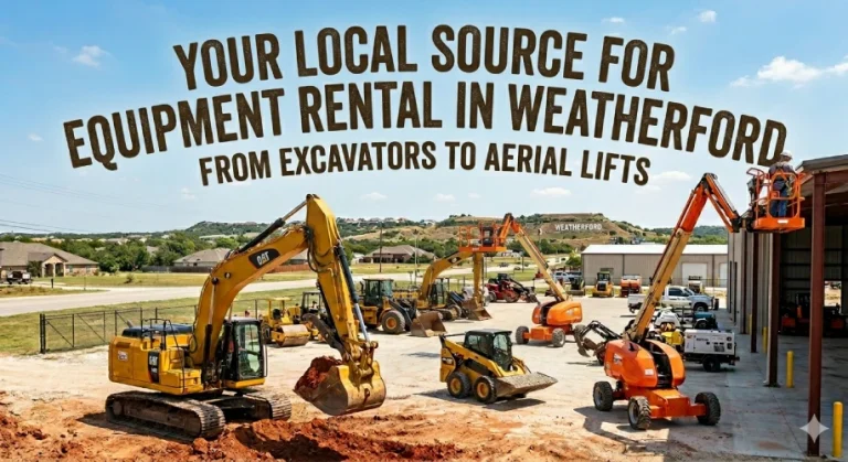 Your Local Source for Equipment Rental in Weatherford: From Excavators to Aerial Lifts