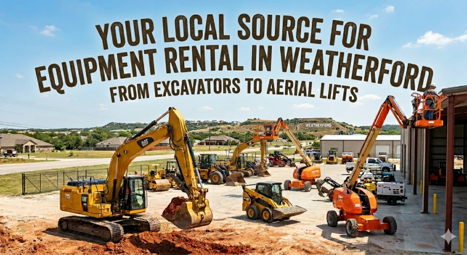 Your Local Source for Equipment Rental in Weatherford: From Excavators to Aerial Lifts