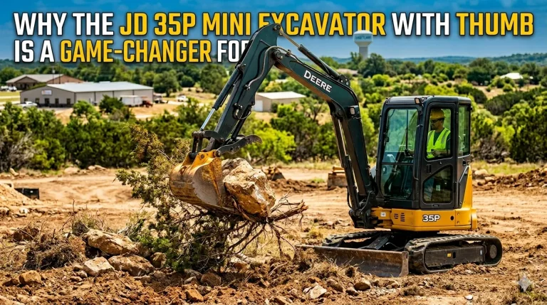 Why the JD 35P Mini Excavator with Thumb is a Game-Changer for Eastland Projects