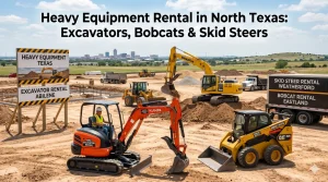Heavy Equipment Rental in North Texas: Excavators, Bobcats & Skid Steers